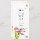 Weich rosa Tulissen Programm (Vorne/Hinten)