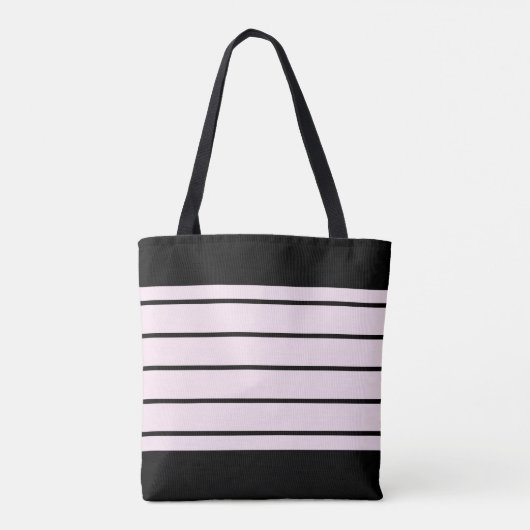 Weich rosa und schwarz tasche (Rückseite)