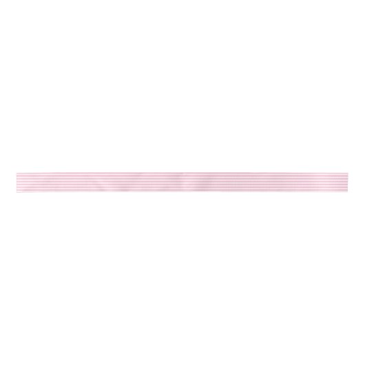 Weich rosa und Weiß Stripes Band Satinband (Vorderseite)