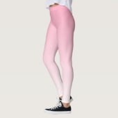 Weich rosa und weiße Farbe Leggings (Links)