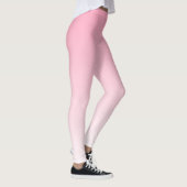 Weich rosa und weiße Farbe Leggings (Rechts)
