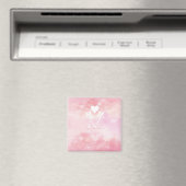 Weich rosa und weißer Muttertag Magnet (In Situ (Geschirrspüler))