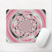 Weich rosa Wolken Swirk Reflektion Mousepad (Mit Mouse)