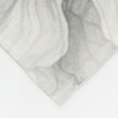 Weich rosafarbener Floral Wash Fleecedecke (Ecke)