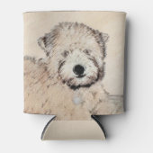 Weich überzogene Drahtgitter Terrier Malerei Origi Dosenkühler (Vorderseite)