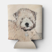 Weich überzogene Drahtgitter Terrier Malerei Origi Dosenkühler (Rückseite)