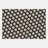 Weich überzogene Drahtgitter Terrier Malerei Origi Geschenkpapier Set (Vorderseite 3)