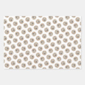 Weich überzogene Drahtgitter Terrier Malerei Origi Geschenkpapier Set (Vorderseite 2)