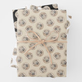 Weich überzogene Drahtgitter Terrier Malerei Origi Geschenkpapier Set (Beispiel)