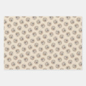 Weich überzogene Drahtgitter Terrier Malerei Origi Geschenkpapier Set (Vorderseite)