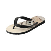 Weich überzogene Drahtgitter Terrier Malerei Origi Kinderbadesandalen (Schrägansicht)