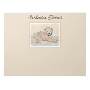 Weich überzogene Drahtgitter Terrier Malerei Origi Notizblock