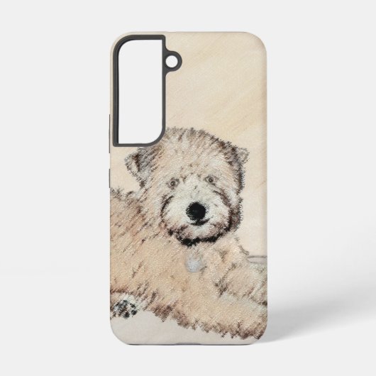 Weich überzogene Drahtgitter Terrier Malerei Origi Samsung Galaxy Hülle (Rückseite)