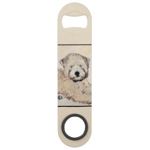 Weich überzogene Drahtgitter Terrier Malerei Origi Speed Flaschenöffner