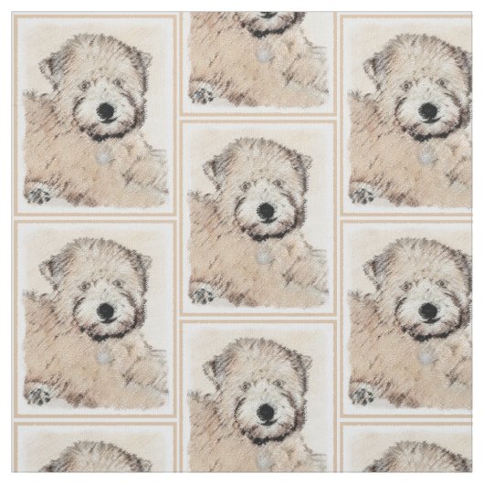 Weich überzogene Drahtgitter Terrier Malerei Origi Stoff (Muster)