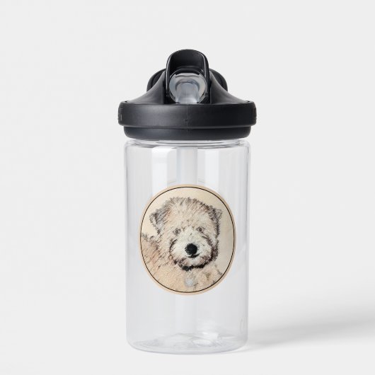 Weich überzogene Drahtgitter Terrier Malerei Origi Trinkflasche (Vorne)