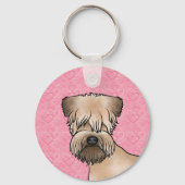 Weich überzogene, mit dem Rad bedeckte Köpfe auf r Schlüsselanhänger (Vorderseite)