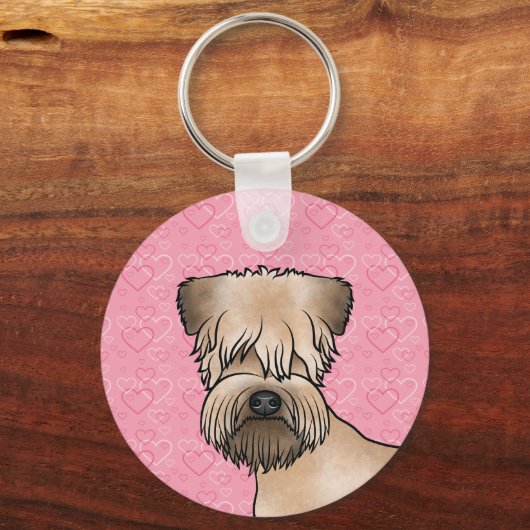 Weich überzogene, mit dem Rad bedeckte Köpfe auf r Schlüsselanhänger (Vorderseite)