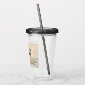 Weich überzogene Rad-Terrier-Welpe-Malerei Hunde K Acryltrinkbecher (Links)