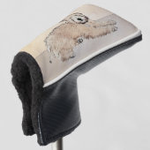 Weich überzogene Rad-Terrier-Welpe-Malerei Hunde K Golf Headcover (3/4 Vorderseite)