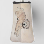 Weich überzogene Rad-Terrier-Welpe-Malerei Hunde K Golf Headcover (Rotieren 90)