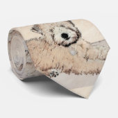 Weich überzogene Rad-Terrier-Welpe-Malerei Hunde K Krawatte (Gerollt)