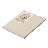 Weich überzogene Rad-Terrier-Welpe-Malerei Hunde K Notizblock (Rotiert)