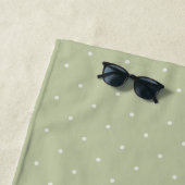 Weich überzogene Radscheibe mit Blume und Namen Strandtuch (Beispiel)