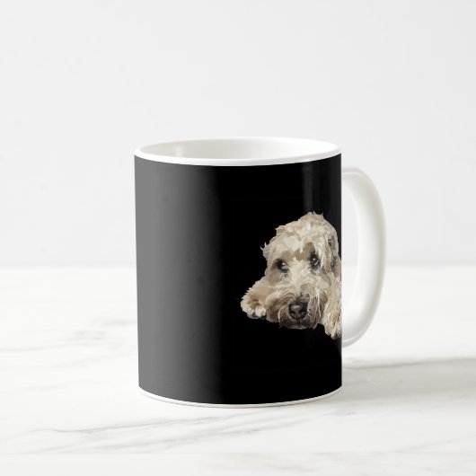 Weich überzogene Radterrier Kaffeetasse (VorderseiteRechts)