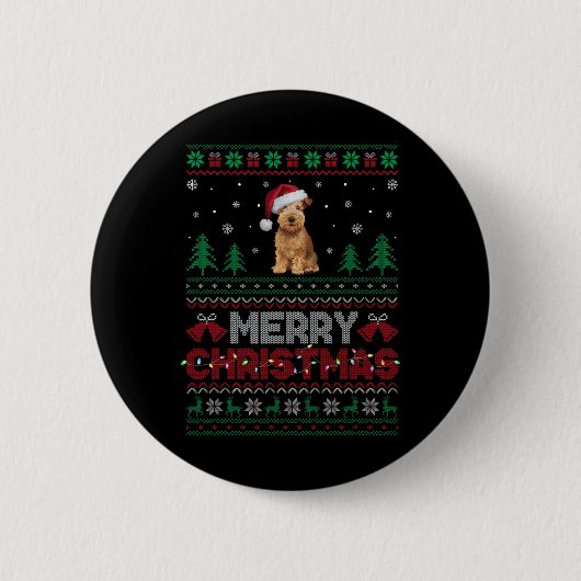 Weich überzogene Rattenfresser Weihnachtsmannmütze Button (Vorderseite)