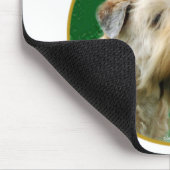 Weich überzogene Scheibe Terrier Peace Mousepad (Ecke)