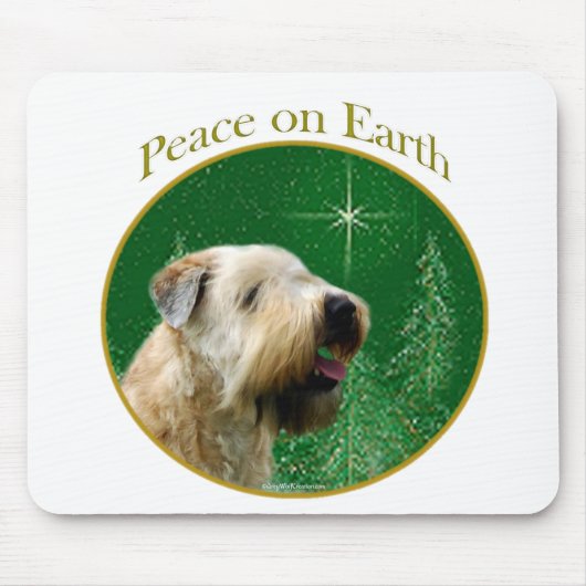 Weich überzogene Scheibe Terrier Peace Mousepad (Vorne)