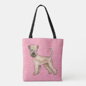Weich überzogene Wheaten Terrier Hund Liebe Herzmu Tasche (Rückseite)
