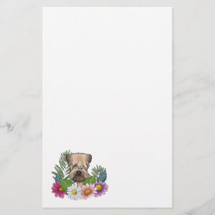 Weich überzogene Wheaten Terrier Kopf farbenfrohe  Briefpapier