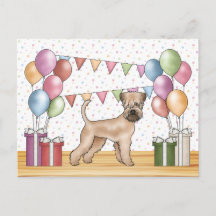 Weich überzogene Wheaten Terrier Pastellfarben Geb
