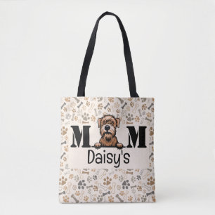 Weich überzogene Wheaten Terrier Personalisierte M Tasche
