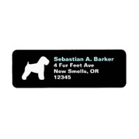 Weich überzogene Wheaten Terrier-Silhouette