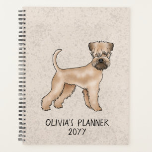 Weich überzogener Hund mit Drahtgitter auf Beige m Planer