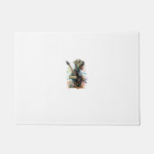 Weich überzogener Hund mit Terrier, der Electric G Fußmatte (Vorderseite)