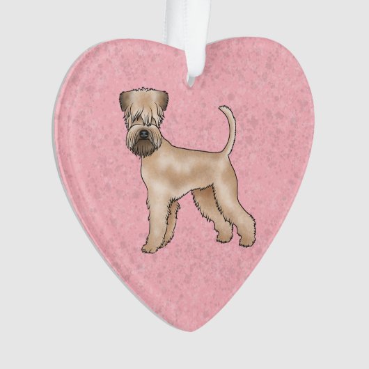 Weich überzogener Niedlicher Hund mit Terrier auf  Ornament (Vorderseite)