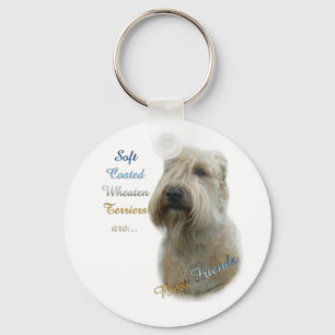 weich überzogener Wheaten Terrier-bester Schlüsselanhänger