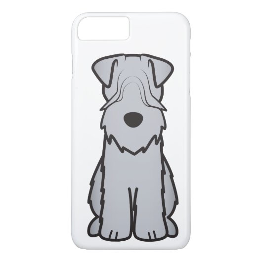 Weich überzogener Wheaten Terrier-HundeCartoon Case-Mate iPhone Hülle (Rückseite)