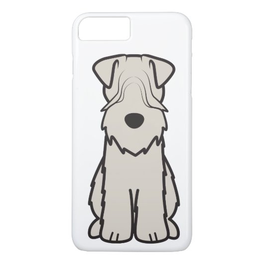 Weich überzogener Wheaten Terrier-HundeCartoon Case-Mate iPhone Hülle (Rückseite)