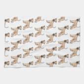 Weich überzogenes Radkartoonmuster Geschirrtuch (Horizontal)