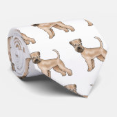 Weich überzogenes Radkartoonmuster Krawatte (Gerollt)