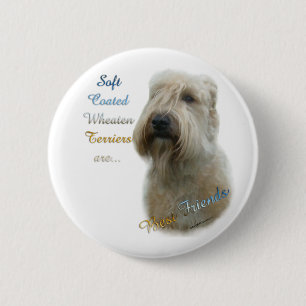 Weich überzogenes Wheaten Terrier Best F.. - Schal Button