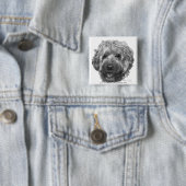 Weich-Überzogenes Wheaten Terrier Button (Beispiel)
