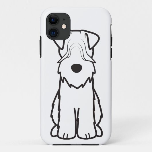 Weich überzogenes Wheaten Terrier Case-Mate iPhone Hülle (Rückseite)