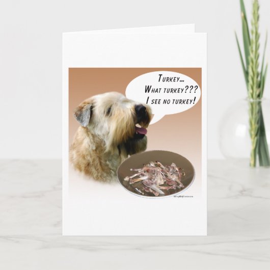 Weich überzogenes Wheaten Terrier die Türkei Karte (Vorderseite)