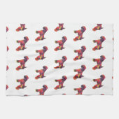 Weich überzogenes Wheaten Terrier Dog Geo Multi Geschirrtuch (Horizontal)